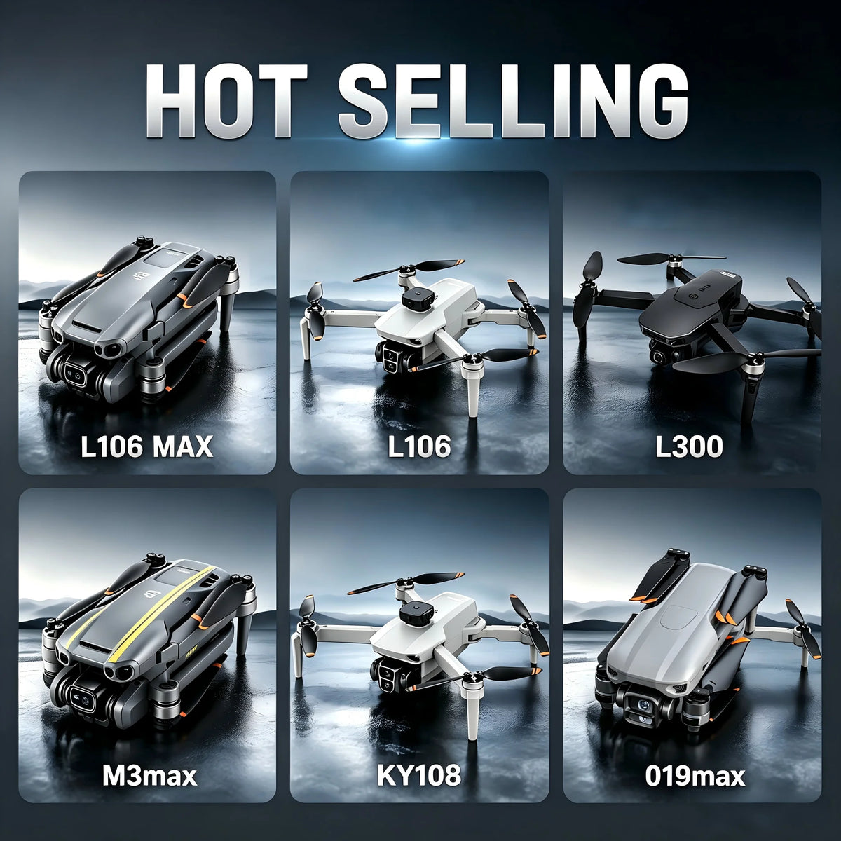 GT3 MAX Drone with Electrically Adjustable Camera and Optical Flow Hover, Screen Remote RC Quadcopter for Kids