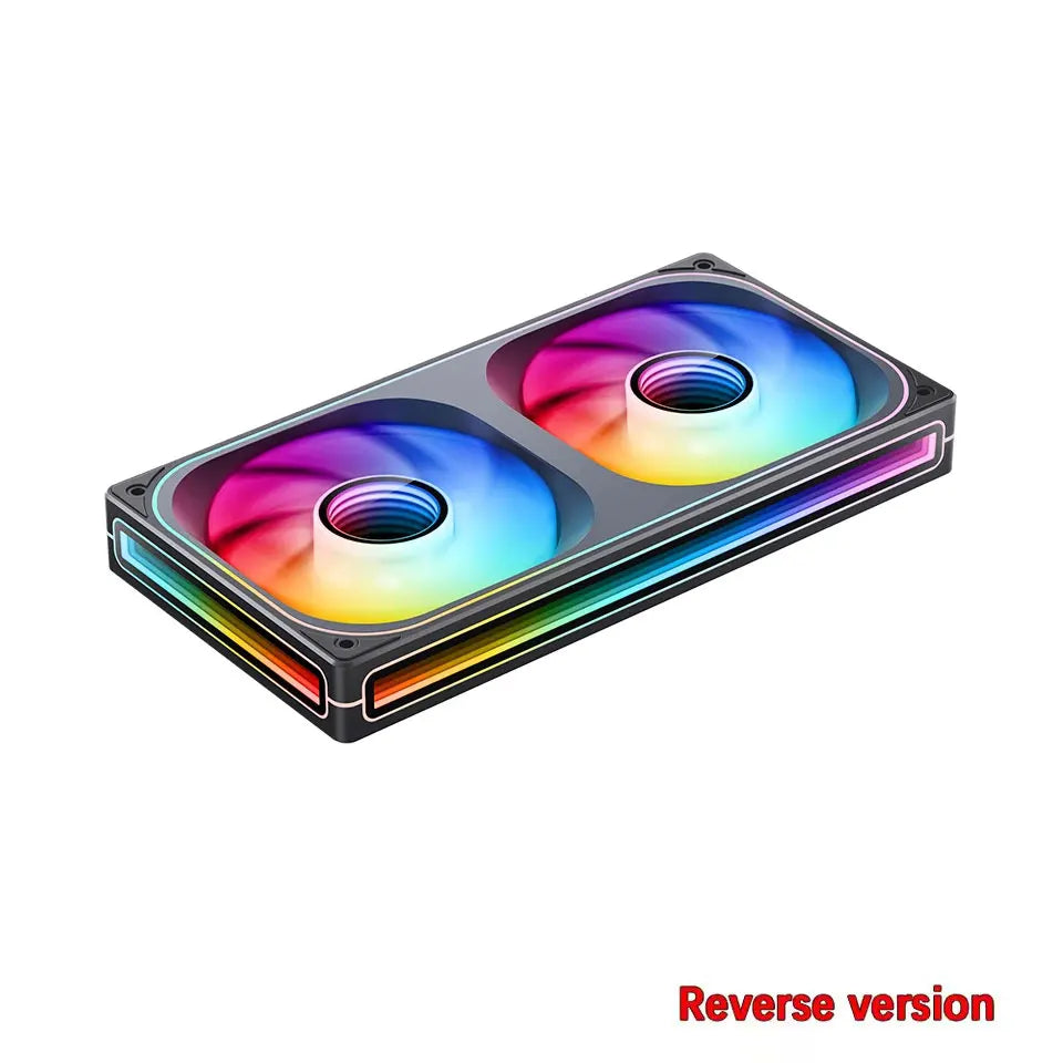 JONSBO ZB-120/240/360 ARGB 12/24/36CM chassis fan Motherboard lighting synchronization/Aluminum Nameplate/PWM Case fans