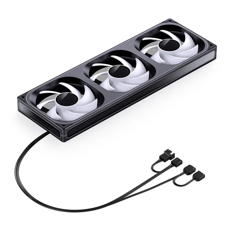 JONSBO ZB-120/240/360 ARGB 12/24/36CM chassis fan Motherboard lighting synchronization/Aluminum Nameplate/PWM Case fans