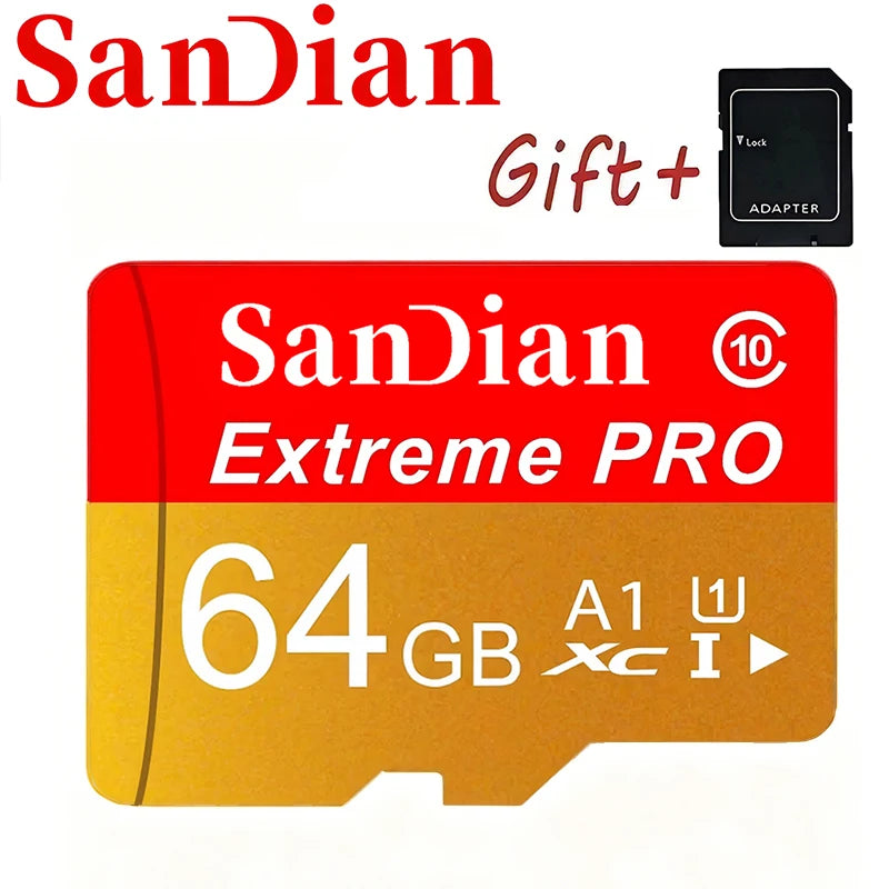 Elite SD Cards 64GB 128GB 32GB TF Cards Memory Card Micro TF SD Card V60 for Body Camera/PC/Desktop/Smart TV/Gaming Console