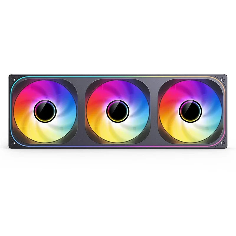 JONSBO ZB-120/240/360 ARGB 12/24/36CM chassis fan Motherboard lighting synchronization/Aluminum Nameplate/PWM Case fans