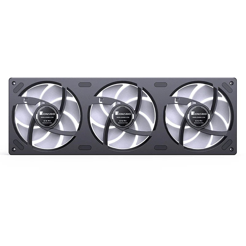 JONSBO ZB-120/240/360 ARGB 12/24/36CM chassis fan Motherboard lighting synchronization/Aluminum Nameplate/PWM Case fans