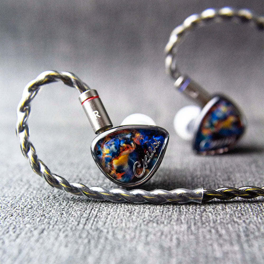 CKLVX Lava IEM 2DD+3BA+1MICRO PLANAR Hybrid Technology Headphones 12 Driver Hifi In-Ear Monitor Headphones Balance