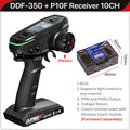 DUMBORC 2.4G 10CH Digital Radio Remote Controller DDF-350 Transmitter with Receiver  for RC Car Boat Tank LCD FHSS System