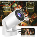 Portable Mini Projector Support 4K Video Playback HD Features Quick Focus For Family Gatherings Office Smart Home Projector