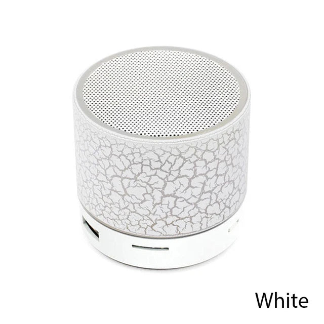 Mini Bluetooth Speaker Wireless Loudspeaker With LED Light USB TF Card AUX Subwoofer Portable Sound Column For Computer Laptop