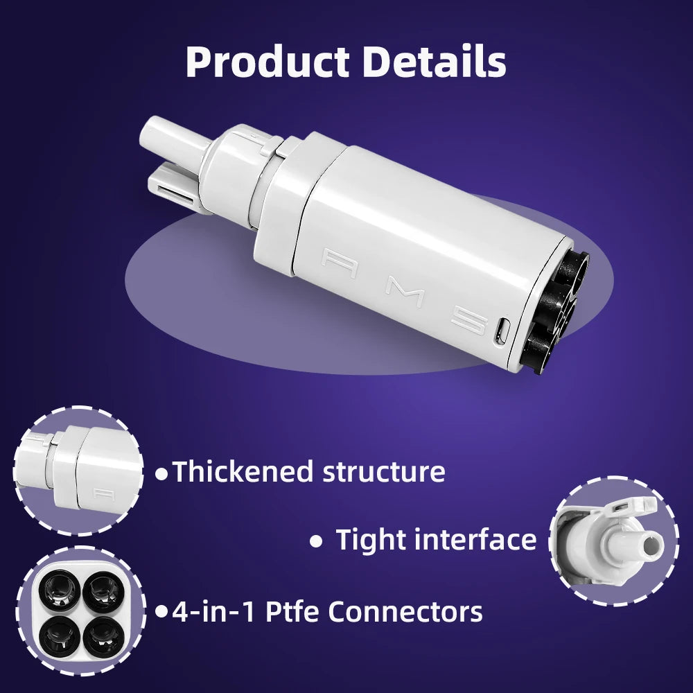 For Bambu Lab 3D Printer AMS Filament Hub Five Way Components Switch Consumables Multi-Color Printing For Bambu lab A1 Parts