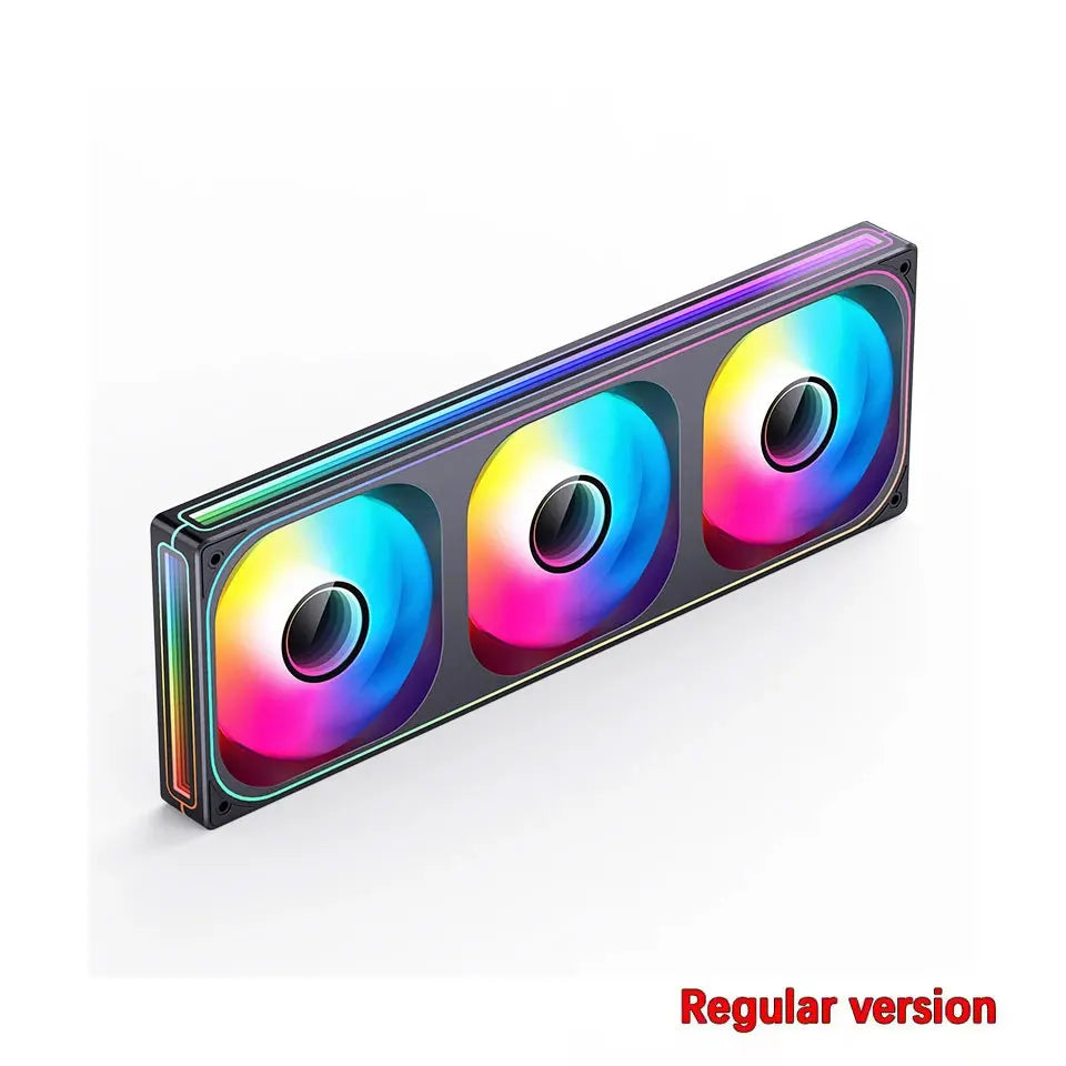 JONSBO ZB-120/240/360 ARGB 12/24/36CM chassis fan Motherboard lighting synchronization/Aluminum Nameplate/PWM Case fans